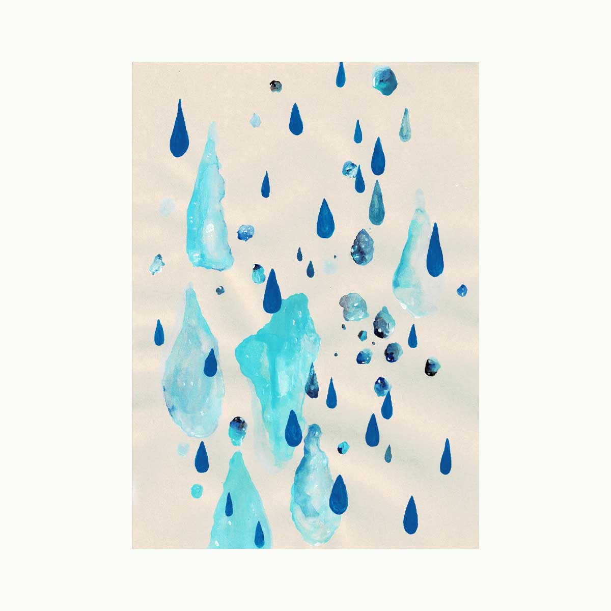 【参考作品】雨（模様）を描こう・イメージ
