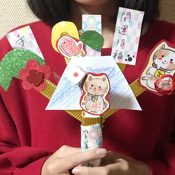 節分の絵を描こう「鬼は外、福は内」(60分)