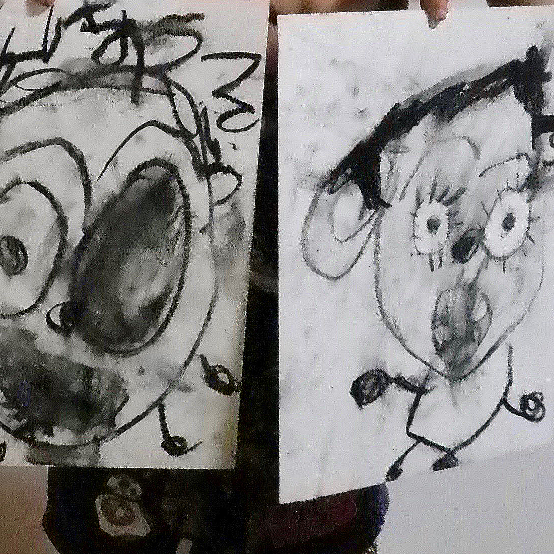 絵画レッスン「お友だちにモデルになってもらって描いてみよう」画像3