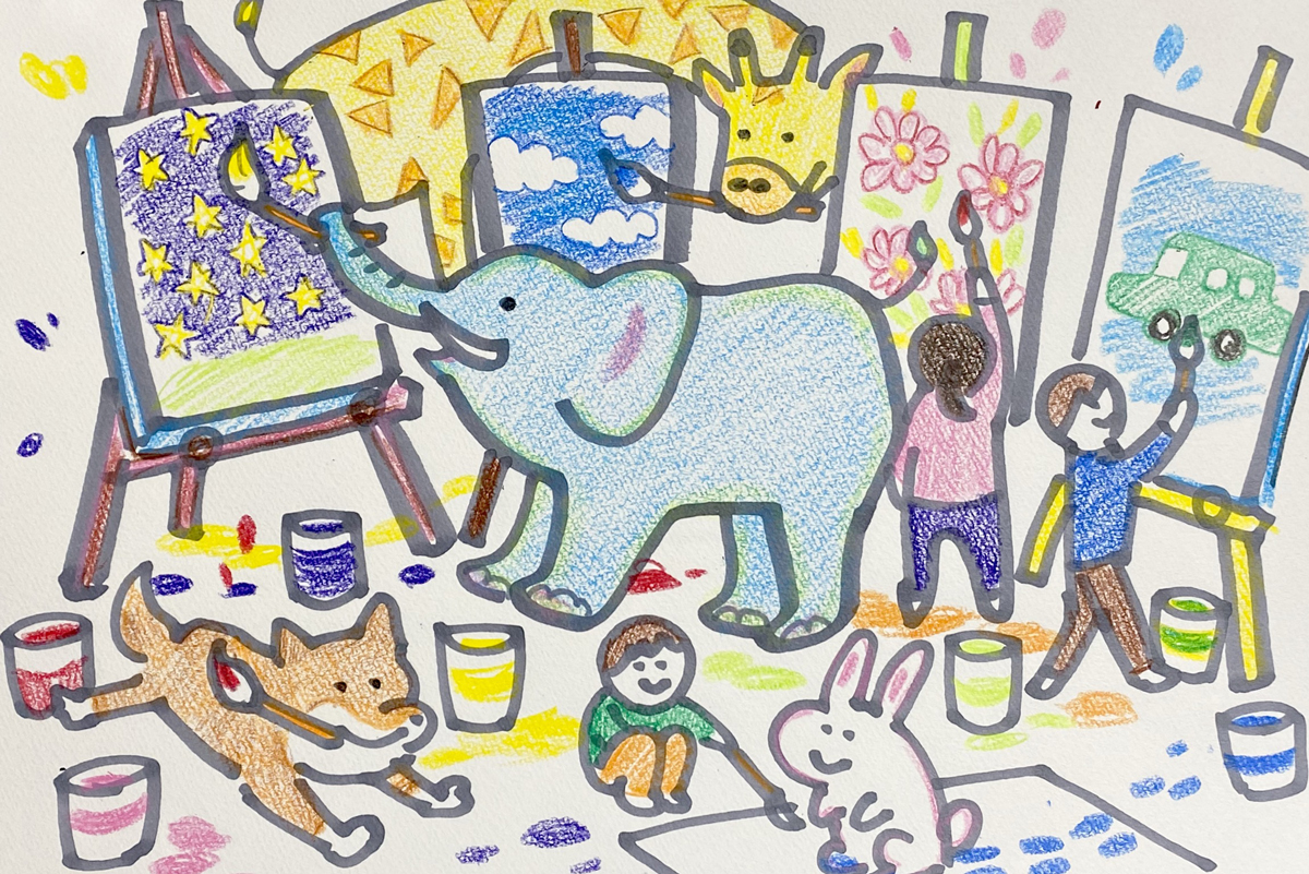 あなただけの動物園を描こう画像