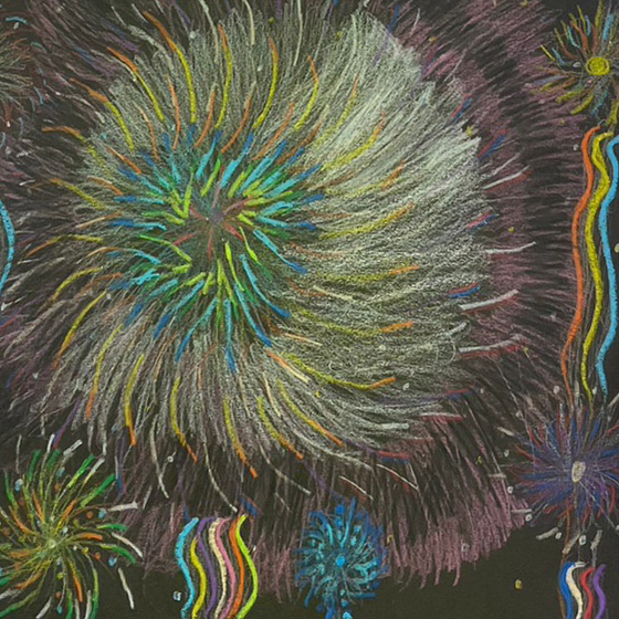 絵画レッスン「夜空の世界を描こう」参考画像2