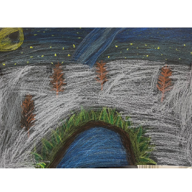 絵画レッスン「夜空の世界を描こう」参考画像3