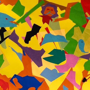 絵画参考作品「ソルトアートで魚を描こう」画像