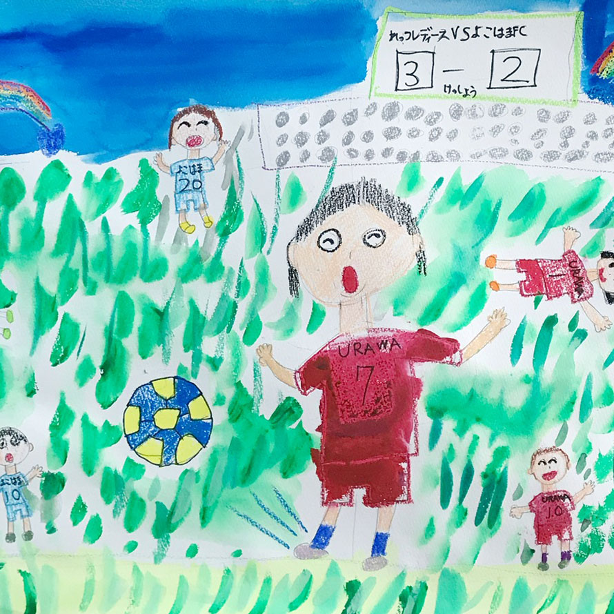 絵画レッスン「自分がどんな人になりたいかを絵で表現しよう」画像