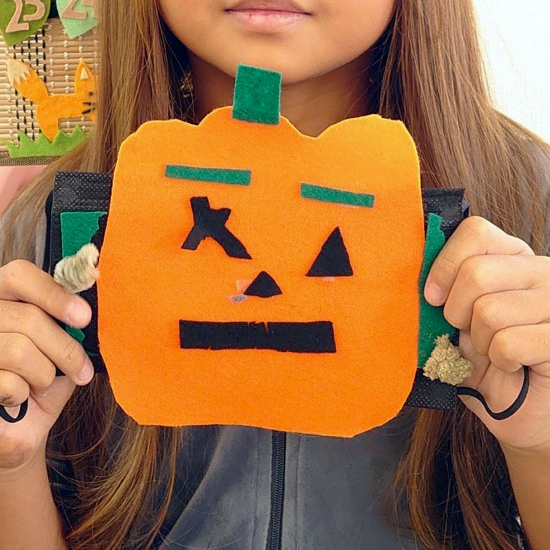 工作レッスン「ハロウィンパーティーに行こう」画像