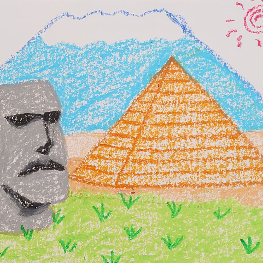 絵画レッスン「世界遺産を描こう」画像1