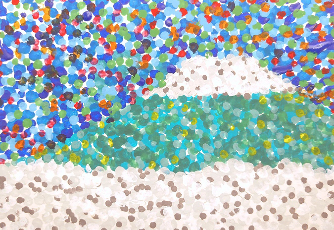絵画レッスン「?!さかさま?!の世界を描こう」画像2