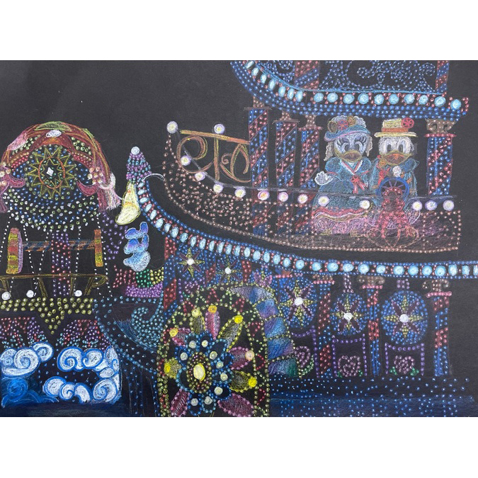 絵画レッスン「点々だけで絵を描く。点描画にチャレンジしてみよう。」画像2