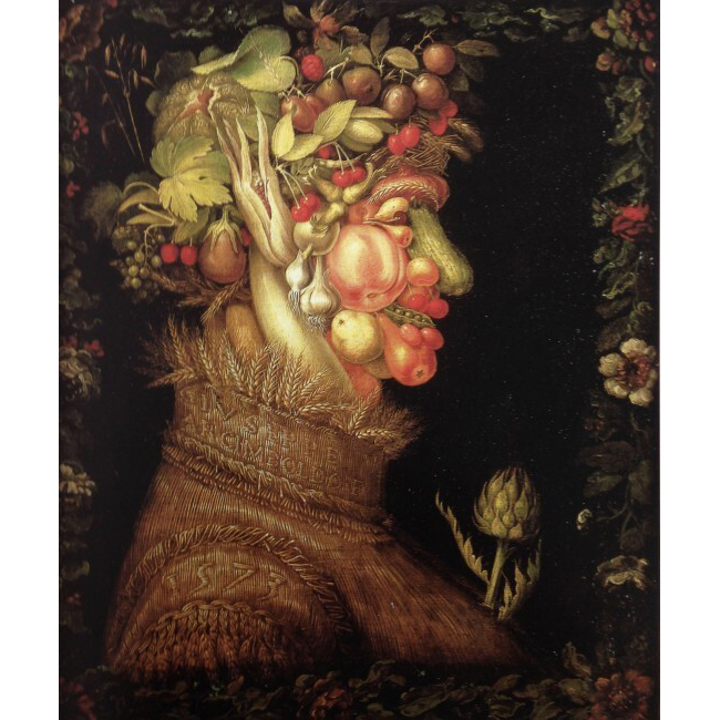 絵画レッスン「野菜と果物が顔になる？不思議な顔を描こう」画像1