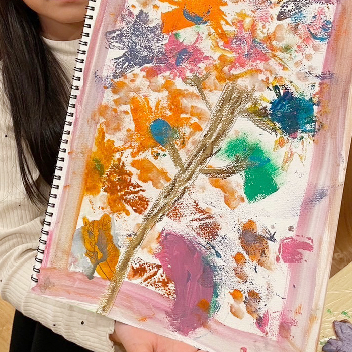 絵画レッスン「満開な桜を描いてみよう」画像