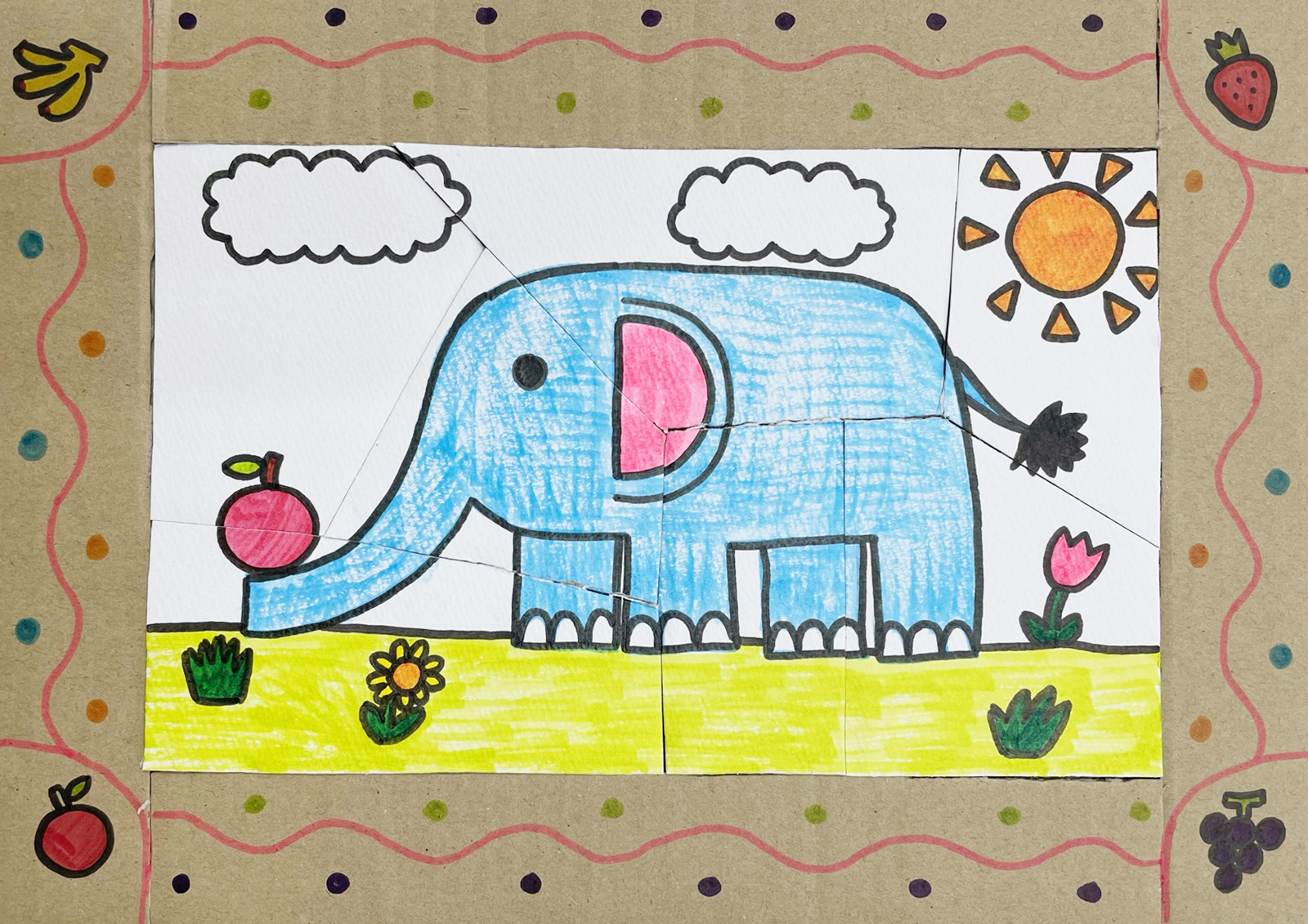 工作参考作品「オリジナルパズルを作ろう」画像1