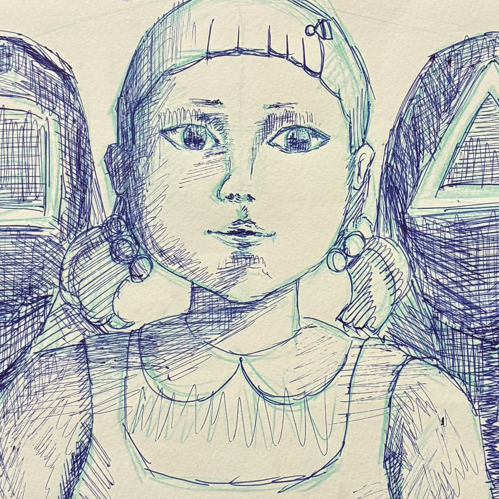 絵画参考作品「お友達の絵を描こう」画像2